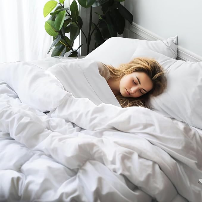 Bamboo Viscose Flat Sheets Only, 400 Thread Count Sateen Weave Twin Size Flat - Image 6