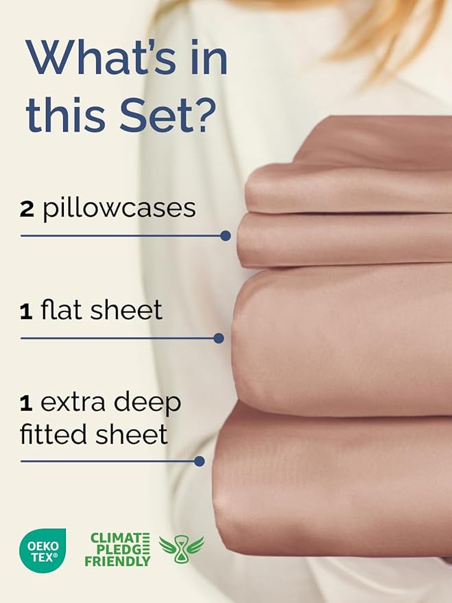 Extra Deep Twin Sheet Set - Image 2