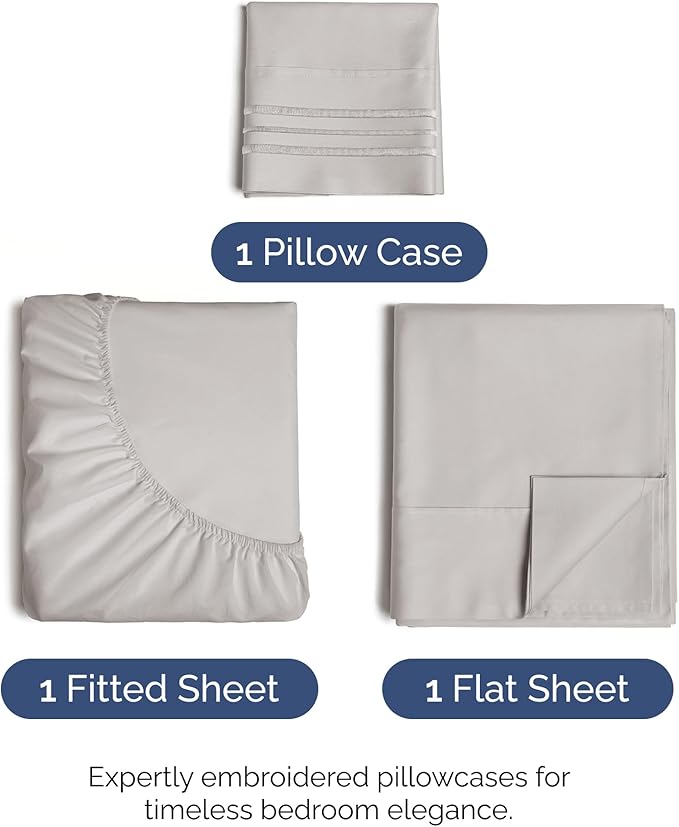 Twin Size 3 Piece Sheet Set - Image 2