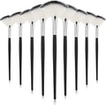 9 Pieces Facial Fan Mask Brushes, Soft Facial Applicator Brushes Tools by Maitys