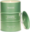 M&SENSE Jasmine Scented Candles Large, Natural Soy Candles 21.2oz 120 Hour Slow by MSENSE