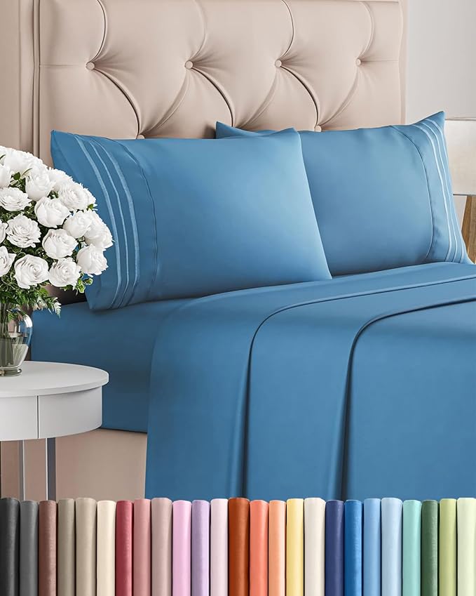 King Size 4 Piece Sheet Set by CGKUnlimited