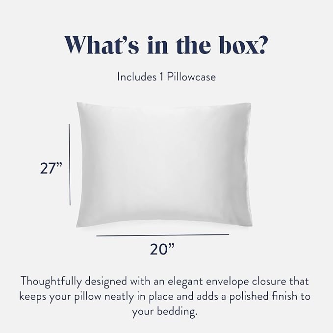 Brooklinen Mulberry Silk Pillowcase – 100% Pure Silk Pillow Case, Soft & Durable - Image 2