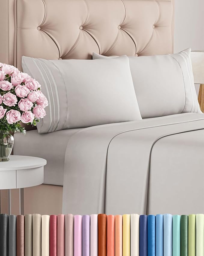 King Size 4 Piece Sheet Set by CGKUnlimited