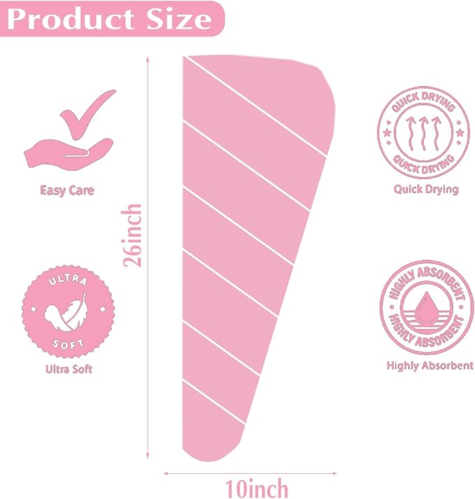 Hair Drying Towel 3 Pack - Image 5