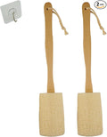 Back Loofah Scrub Loofah Sponge Long Handle Loofah Shower Bath Brush On a Stick by Rainlily+Wen