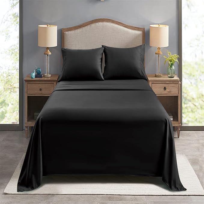 FreshCulture Queen Flat Sheets Only, Soft Microfiber Bedding Sheets - Image 7