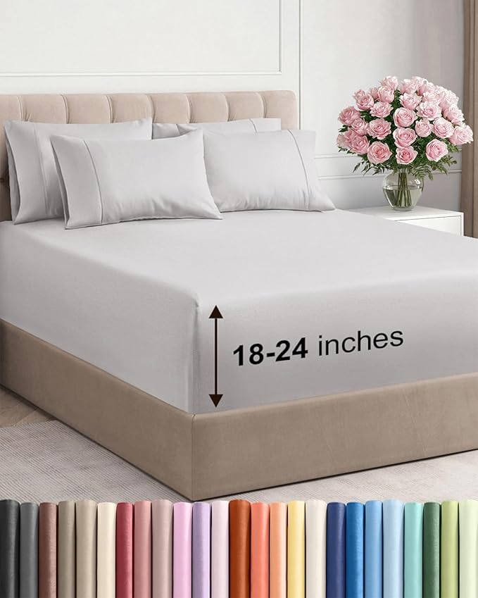 Extra Deep King Sheet Set by CGKUnlimited