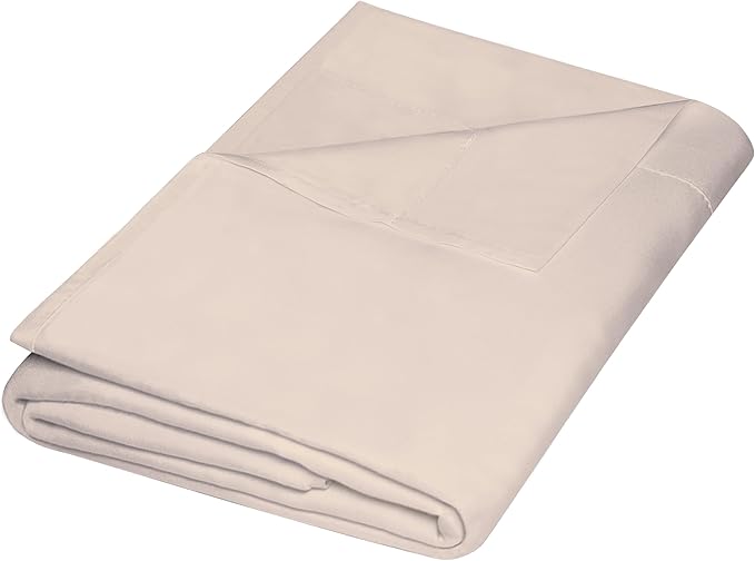 ZPECC Full Flat Sheet Only 1 Pack, Durable Beige Top Bed Sheets Hypoallergenic by ZPECC-ABrandThatHasBeenFocusedOnBabyProductsFor18Years