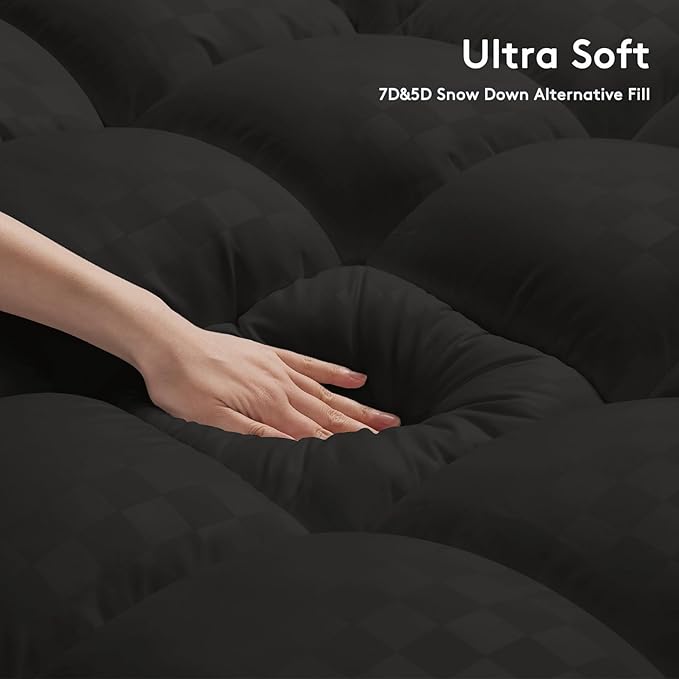 SameBed Mattress Topper King, Extra Thick Mattress Pad Cover - Image 4