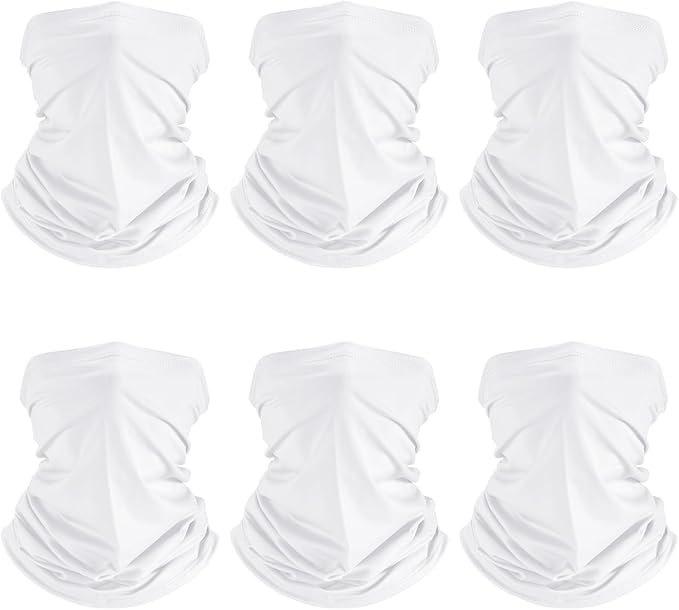 Geyoga 6 Pieces Summer UV Protection Cooling Neck Gaiter Face Clothing Neck by Geyoga