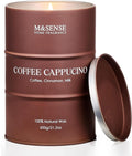 M&SENSE Coffee Cappucina Scented Candles, Christmas Soy Wax, Christmas Decor by MSENSE