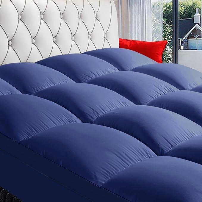 COONP Twin Mattress Topper, Extra Thick Pillowtop, Cooling Plush Mattress Pad by COONP