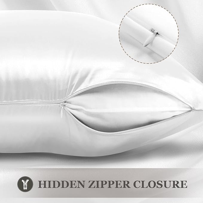 Adubor 100% Silk Pillowcase 2 Pack - Image 4