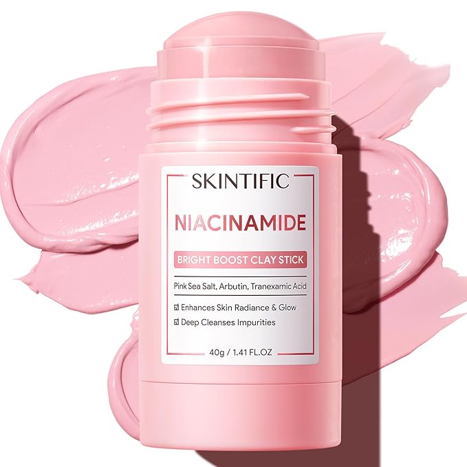 SKINTIFIC Niacinamide Bright Boost Face Mask Stick, Brightening & Pore-Blurring by SKINTIFIC