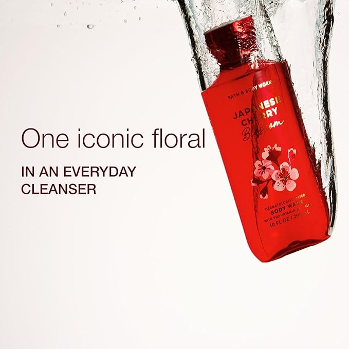 Bath & Body Works Japanese Cherry Blossom Body Wash, Nourishing Cleanser - Image 2