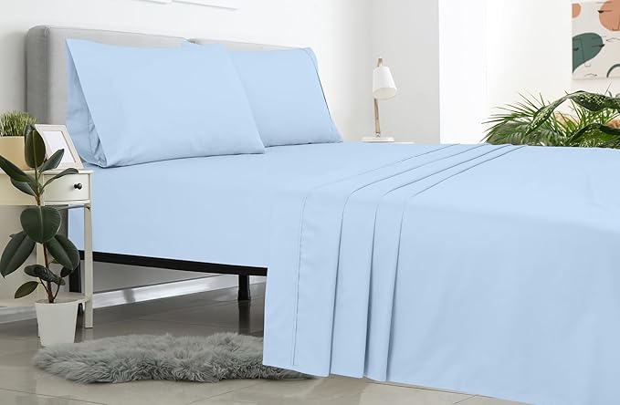 Royale Linens Twin XL Flat Sheet - Image 7