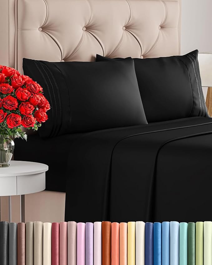 King Size 4 Piece Sheet Set by CGKUnlimited