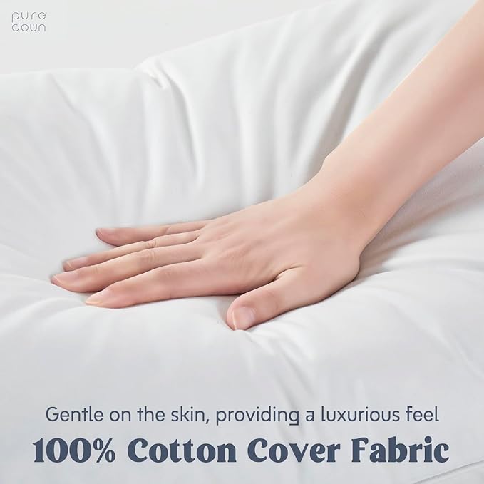 puredown Goose Down Feather Pillows - Image 3