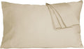 Pillow Cases, Standard Queen Size Cotton Percale Weave Pillowcases, Pre-Shrunk by HOMTEC
