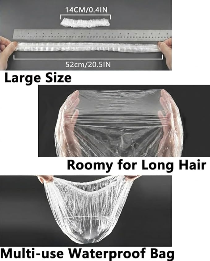 Aquior Shower Cap Disposable, Hotel Travel Essentials Accessories Deep - Image 4