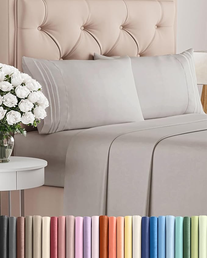 Queen Size 4 Piece Sheet Set by CGKUnlimited