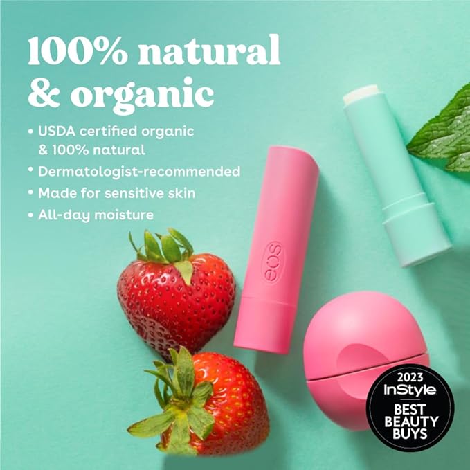 eos 100% Natural & Organic Lip Balm - Image 3