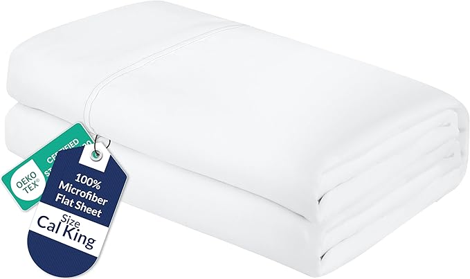Royale Linens California King Flat Sheet by ROYALELINENS