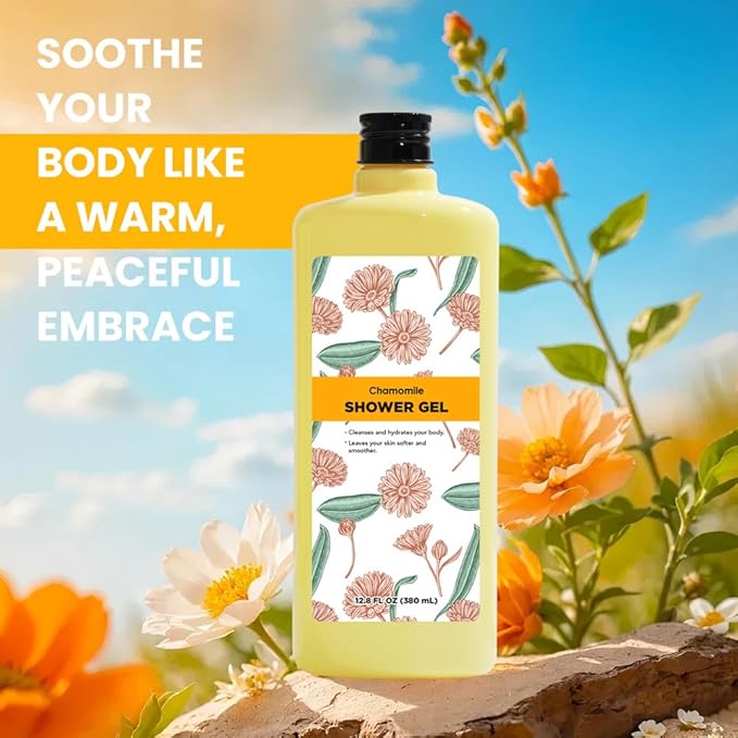 Bubble Bath for Women, Chamomile Shower Gel Gifts Set, Mother's Day Gifts for - Image 2