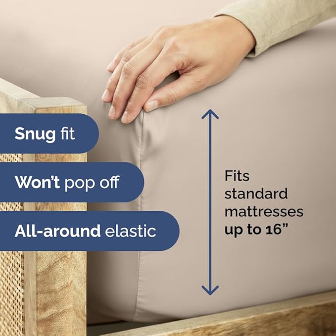 Cal King Fitted Bed Sheet - Image 3