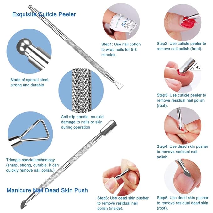 Professional Cuticle Nippers Kit, Cuticle Trimmer - Image 3