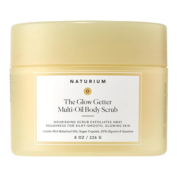 Naturium Glow Getter Body Scrub, Exfoliating Sugar Crystals by Naturium