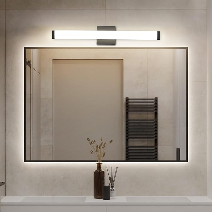 LED Bathroom Vanity Light Fixtures 24In Matte Black, 14W 4000K Natural White - Image 5