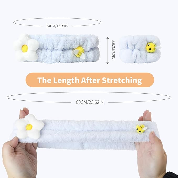 PERFECTSIGHT Kawaii Headband for Spa, Washing Face, Party - Image 6