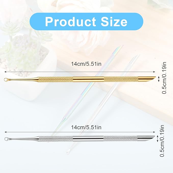 2PCS Pre Treatment Cuticle Pusher - Image 2