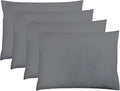 ZPECC Dark Gray Pillow Cases Standard Size Set of 4, 20x26 Envelope Closure by ZPECC-ABrandThatHasBeenFocusedOnBabyProductsFor18Years