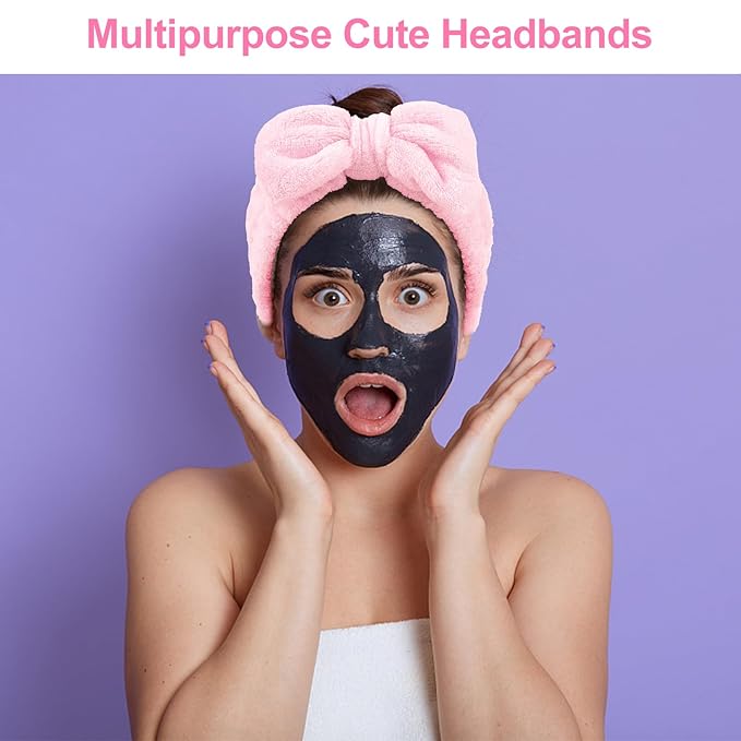 Ondder 8 Pcs Spa Terry Cloth Headbands - Image 5