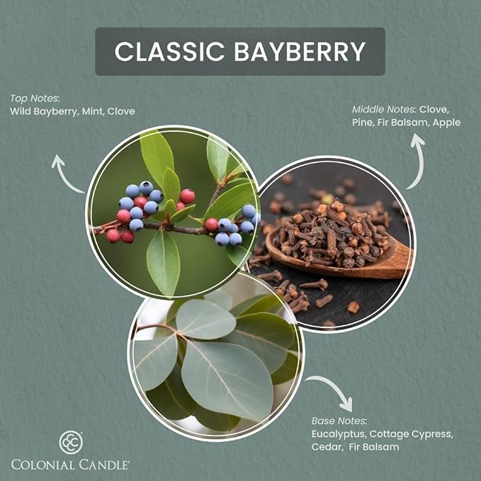 Colonial Candle Bayberry Scented Wax Melts, Wax Melt Warmer Cubes, Long Lasting - Image 2
