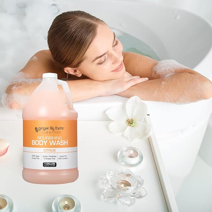 Ginger Lily Farms Club & Fitness Nourishing Body Wash, 100% Vegan & Cruelty-Free - Image 6
