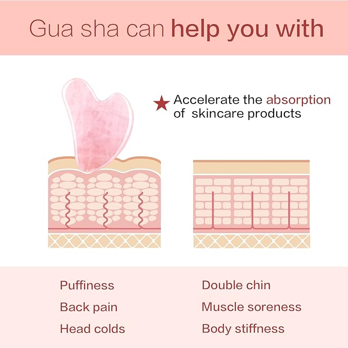 Gua Sha Facial Tools 2 Pack, Guasha Tool - Image 6