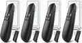 (4 Units) Wireless Presenter Remote, Clicker for Laptop PowerPoint Presentations Pointer, RF Computer Clicker for Presentations Remote, Slideshow/Smartboard/College/Classroom/PPT Clicker