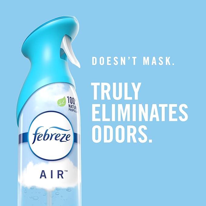 Febreze® Odor-Fighting Air Fresheners, Linen Sky™, 8.8 Oz, Carton Of 6 - Image 6