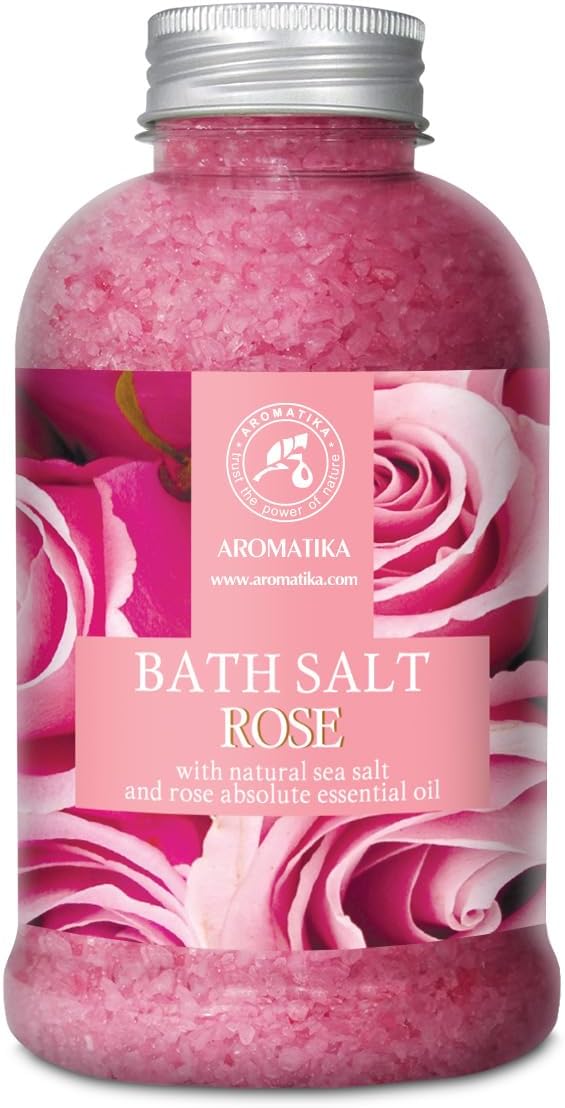 Rose Bath Salts 21.16 Oz by Aromatika