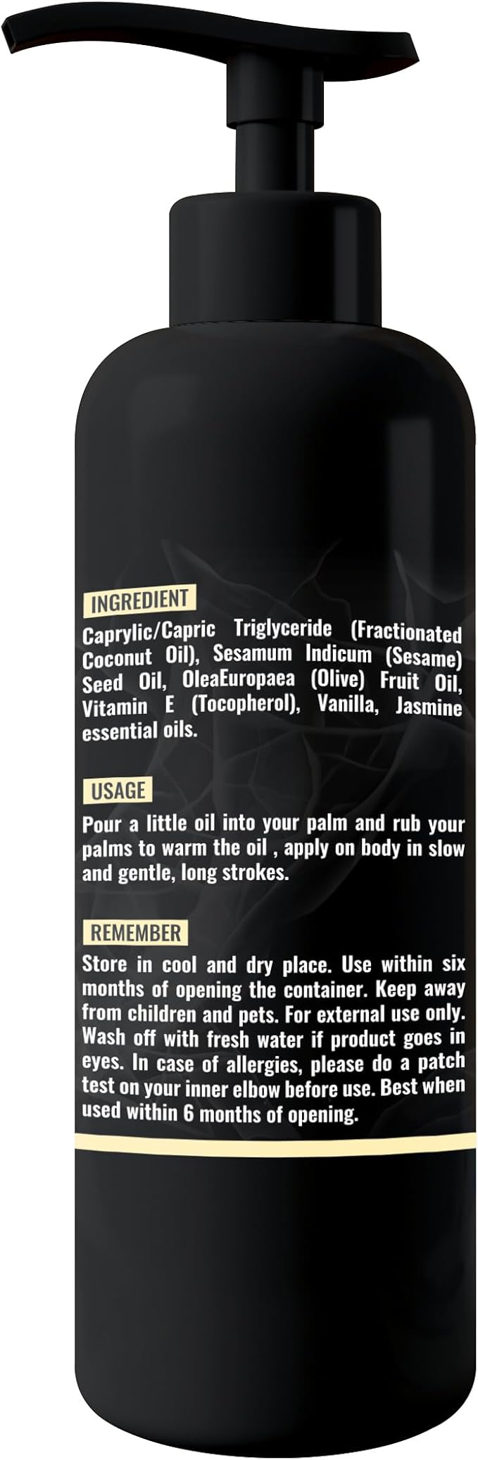 Organic - Vanilla Edible Full Body Massage Oil - No Stain & Non-Sticky | - Image 7