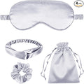 4Pcs Silk Sleep Masks Satin Eye Mask Silky Eyes Cover Blindfold Eyeshade by WJingYiJia