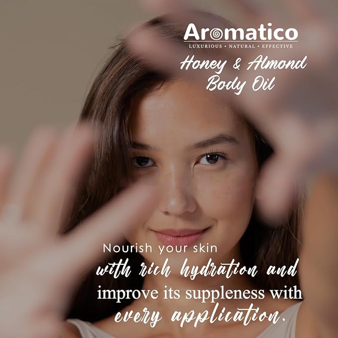 Aromatico Honey & Almond Body Oil - Image 6