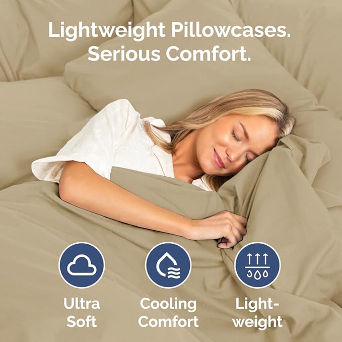 Body Pillowcases Set of 4-20x54 Long Body Pillow Case - Image 3