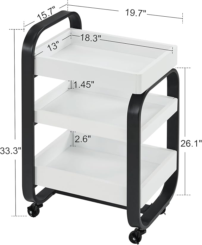 BarberPub Salon Storage Trolley - Image 3