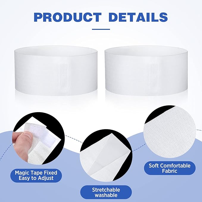 Waydress 140 Pieces Disposable Spa Facial Headbands - Image 4