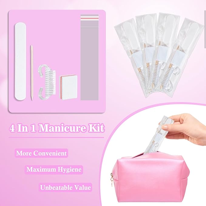 20 Sets Disposable Manicure Kit Basics 4 Piece Nail Kit - Image 2